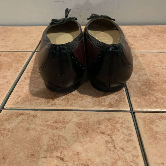 Talbots Wing Tip Leather Ballet Flats 10AA - Picture 5 of 12